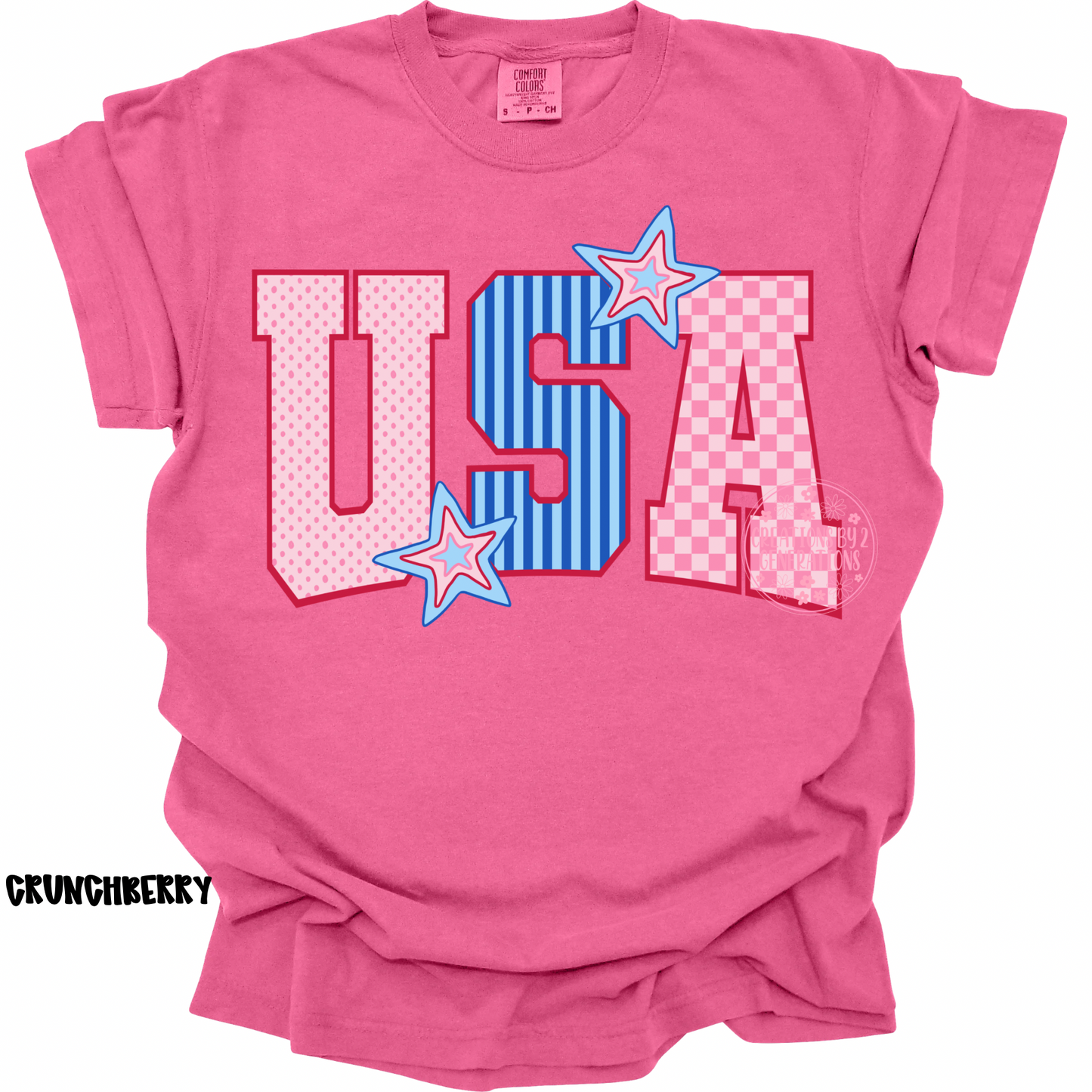 USA PINK/RED/BLUE WITH STARS PREORDER
