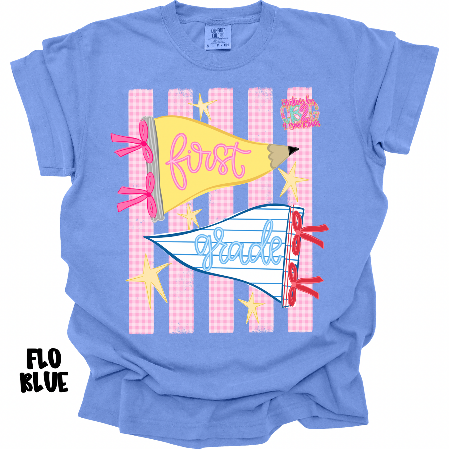 FIRST GRADE PENNANT WITH STRIPES PREORDER (YOUTH)