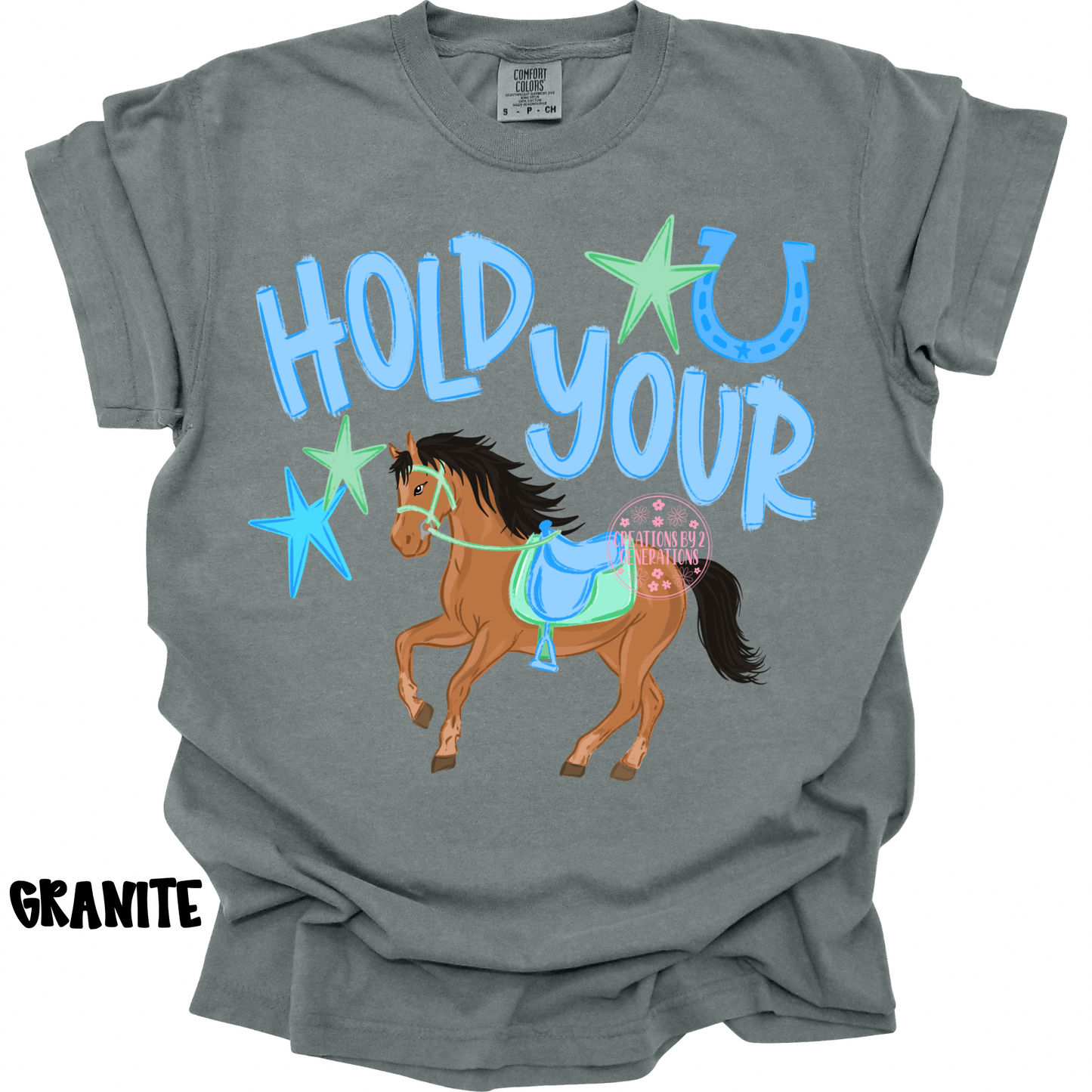 HOLD YOUR HORSES BLUE/GREEN PREORDER