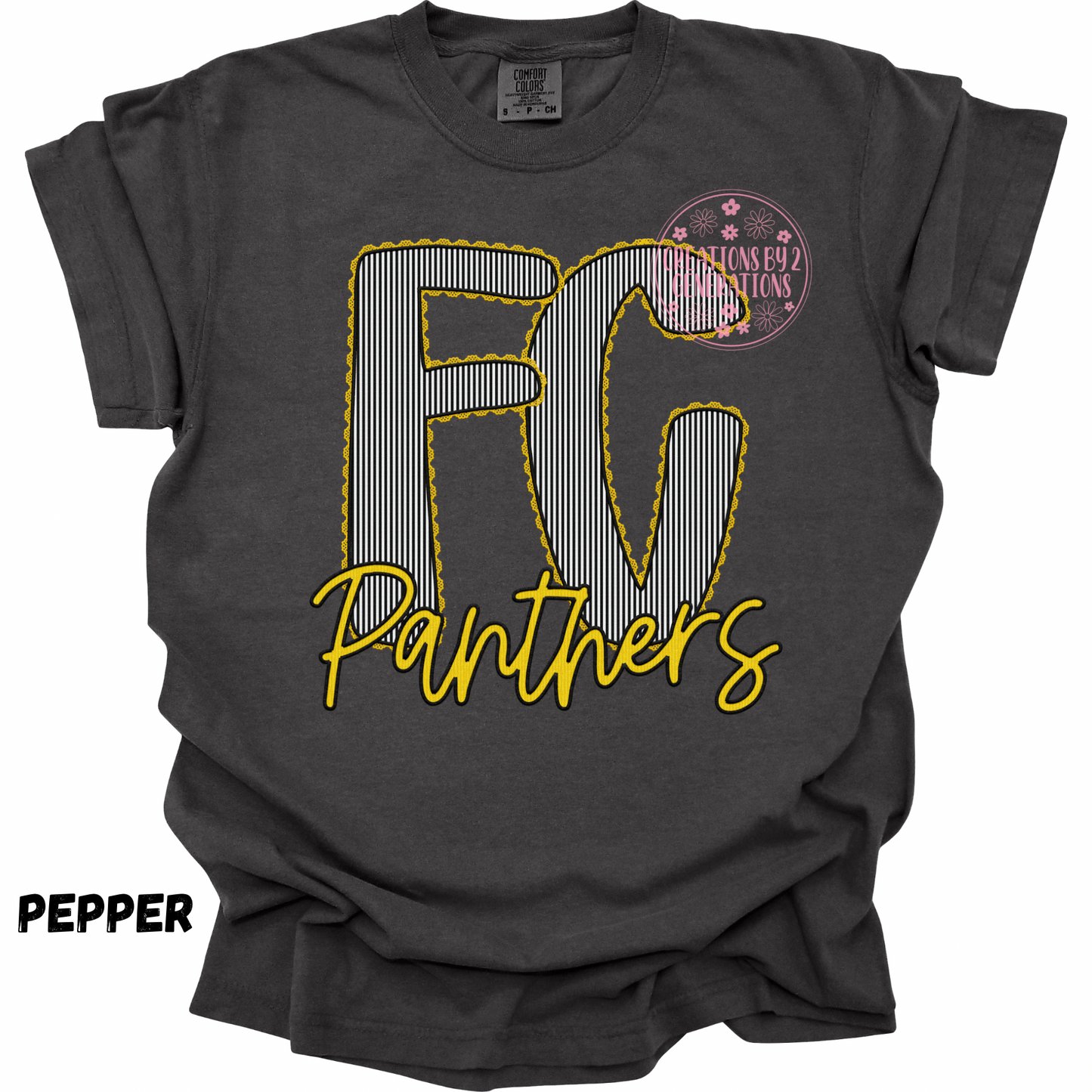 FC STRIPES PANTHERS FAUX EMBROIDERY YOUTH