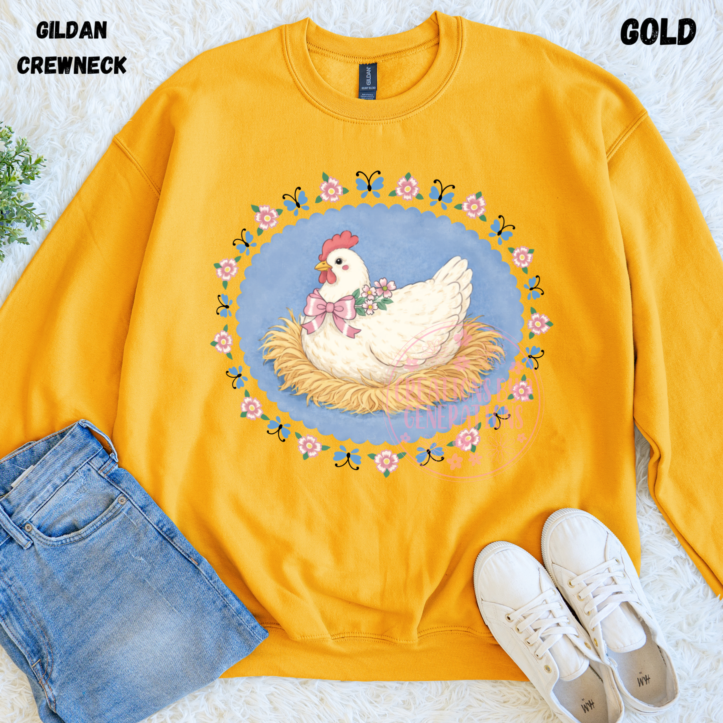 WHITE HEN ON NEST PREORDER