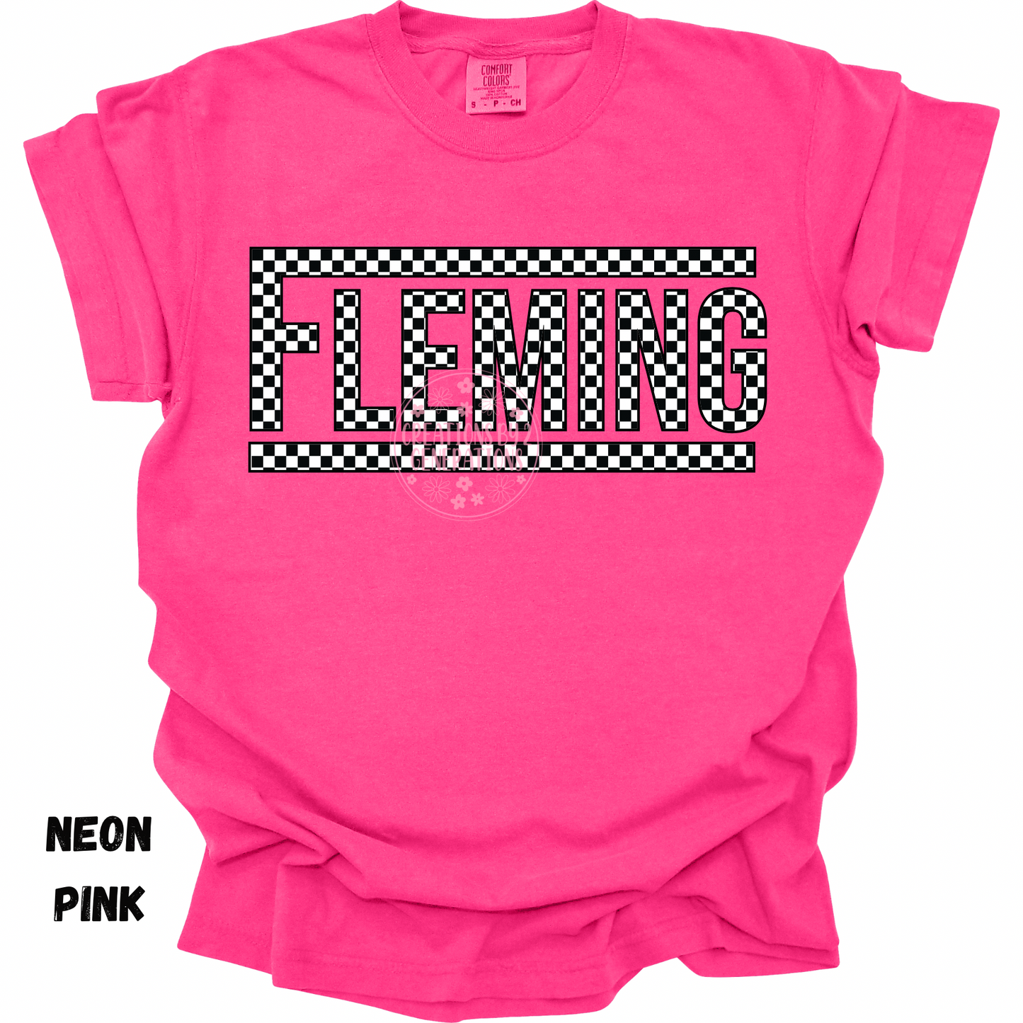 FLEMING BLACK/WHITE CHECKERED
