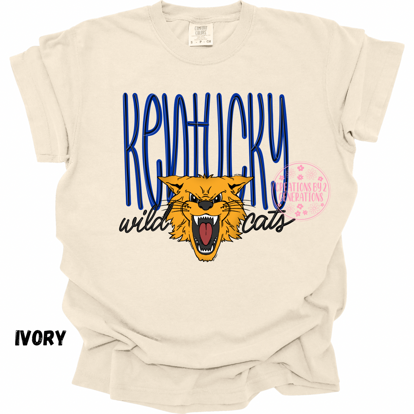 KENTUCKY WILDCATS TALL FONT PRINT