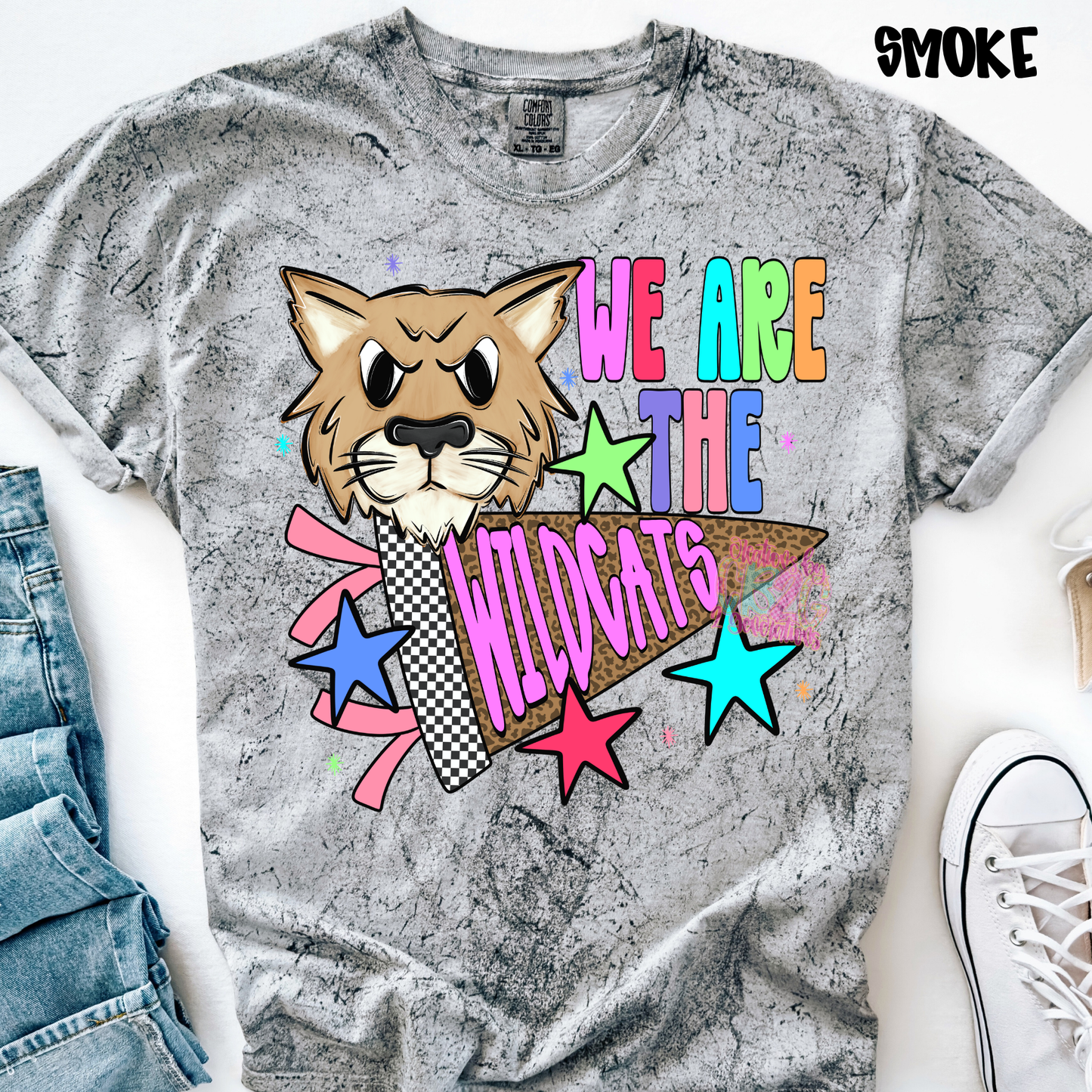 WE ARE THE WILDCATS COLORFUL WITH BANNER PREORDER