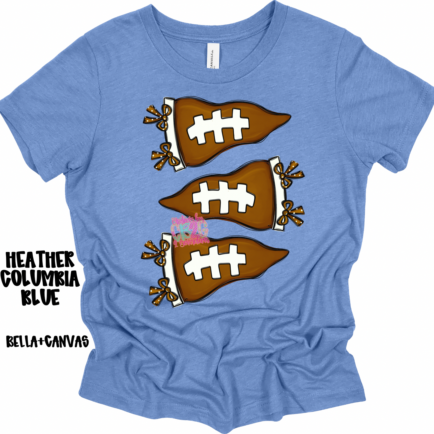 3 FOOTBALL PENNANT BELLA+CANVAS PREORDER (TODDLER)