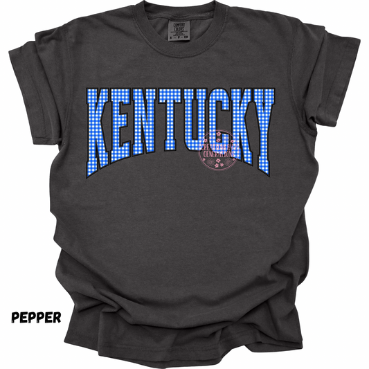 KENTUCKY BLUE & WHITE CHECKERED PREORDER