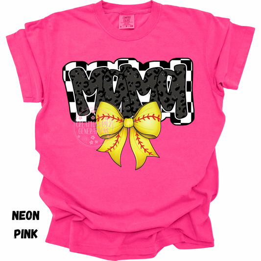 MAMA SOFTBALL BOW PREORDER