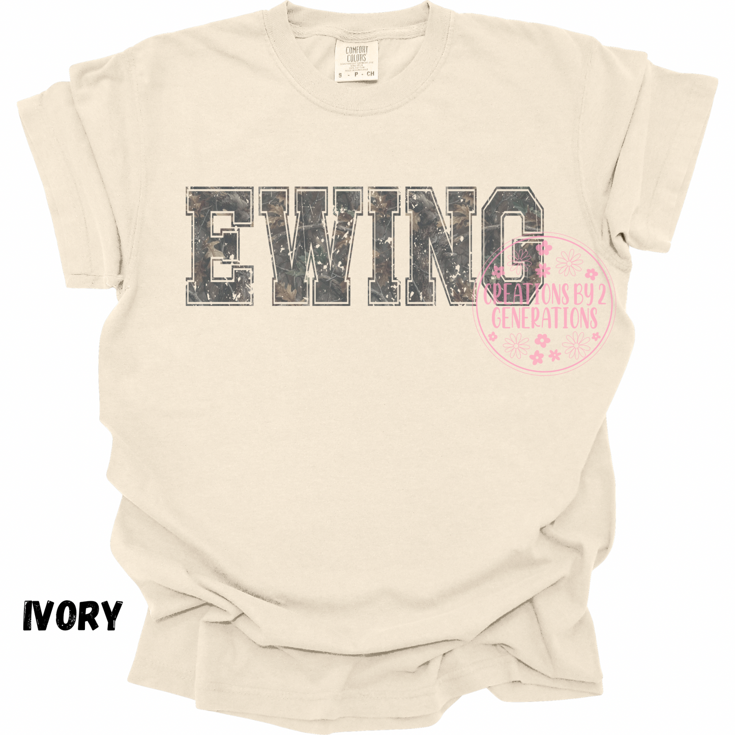 CAMO EWING DISTRESSED