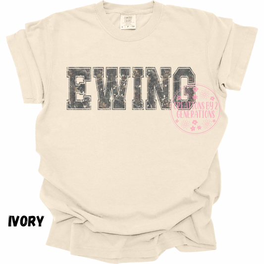 CAMO EWING DISTRESSED