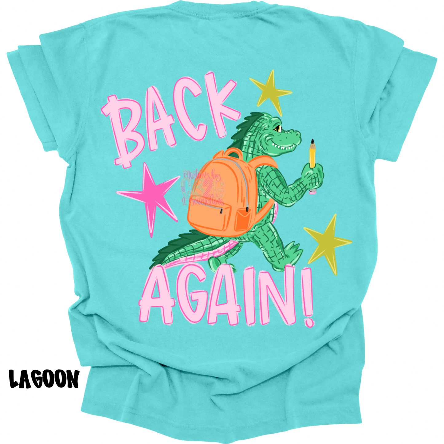 GUESS WHO’S BACK (FRONT) BACK AGAIN! (BACK) PINK/GREEN PREORDER (YOUTH)
