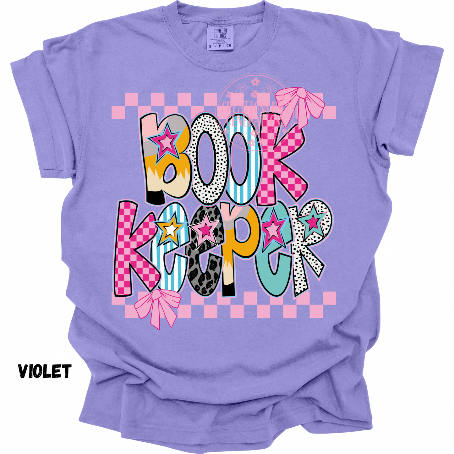BOOK KEEPER PINK CHECKERED PREORDER