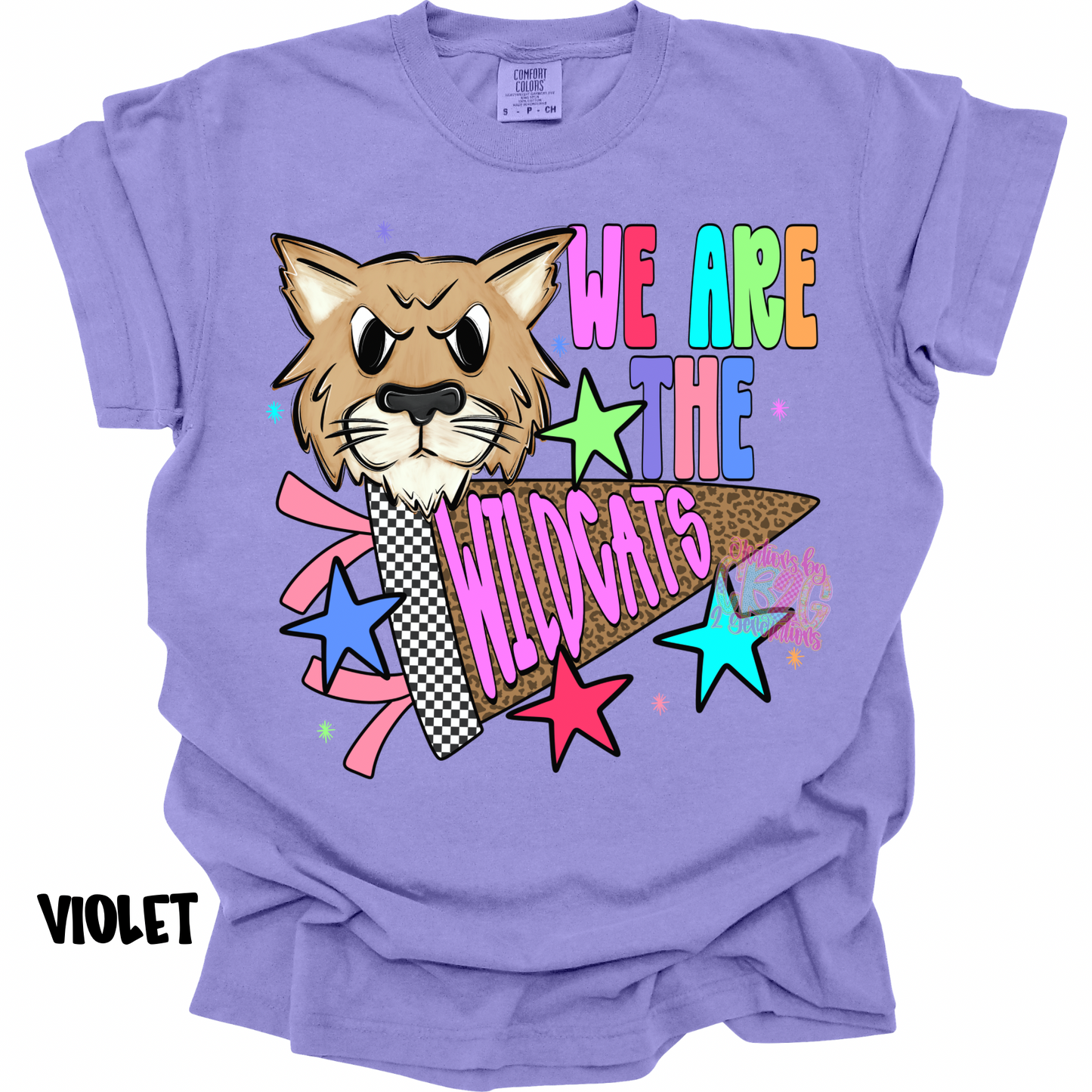 WE ARE THE WILDCATS COLORFUL WITH BANNER PREORDER