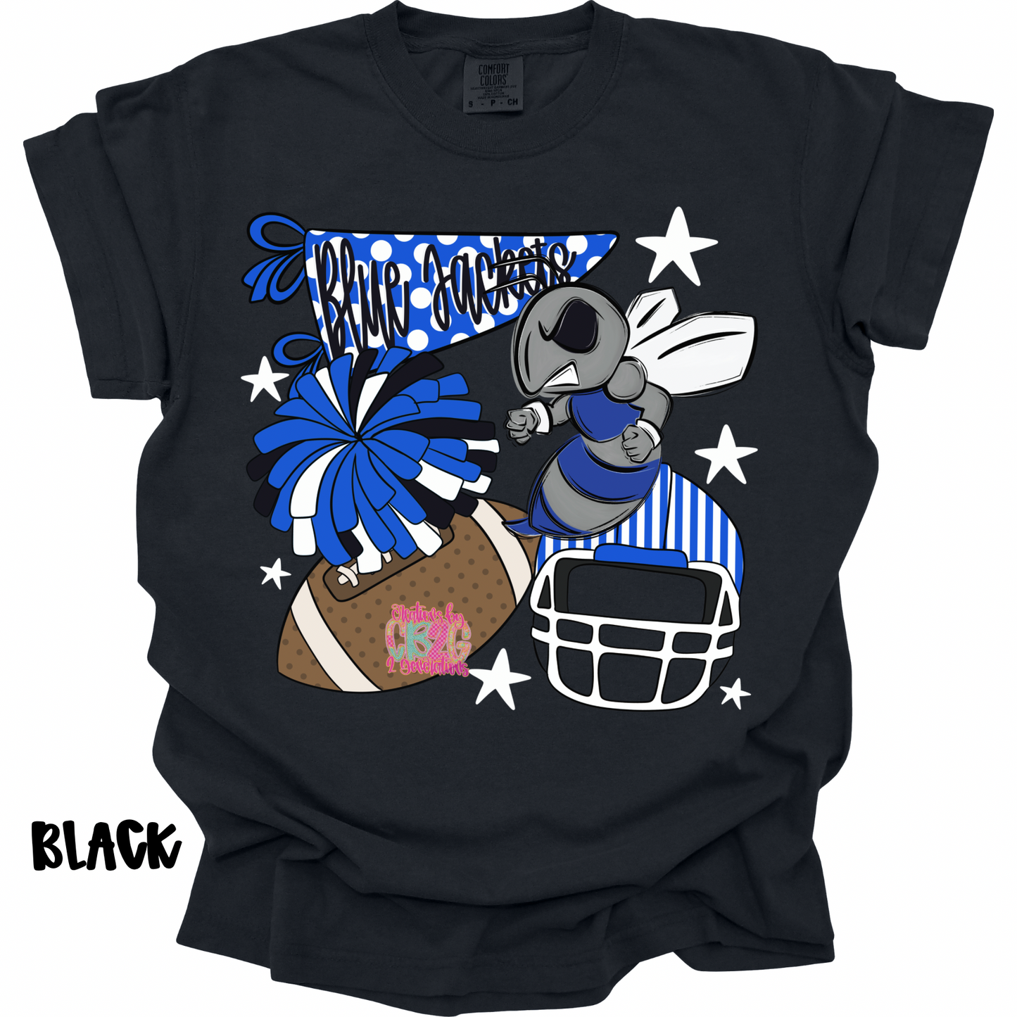 BLUE JACKETS FOOTBALL COLLAGE PREORDER (YOUTH)