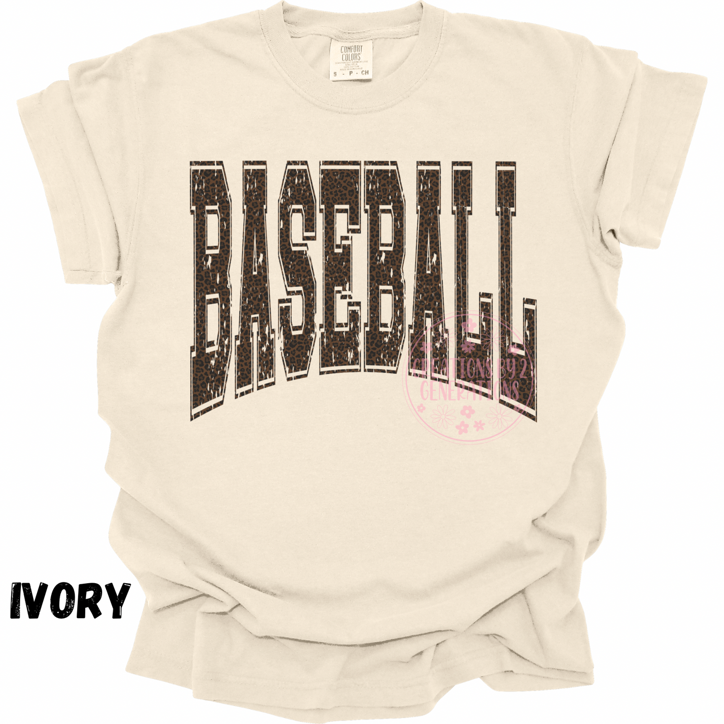 BASEBALL DISTRESSED LEOPARD PREORDER