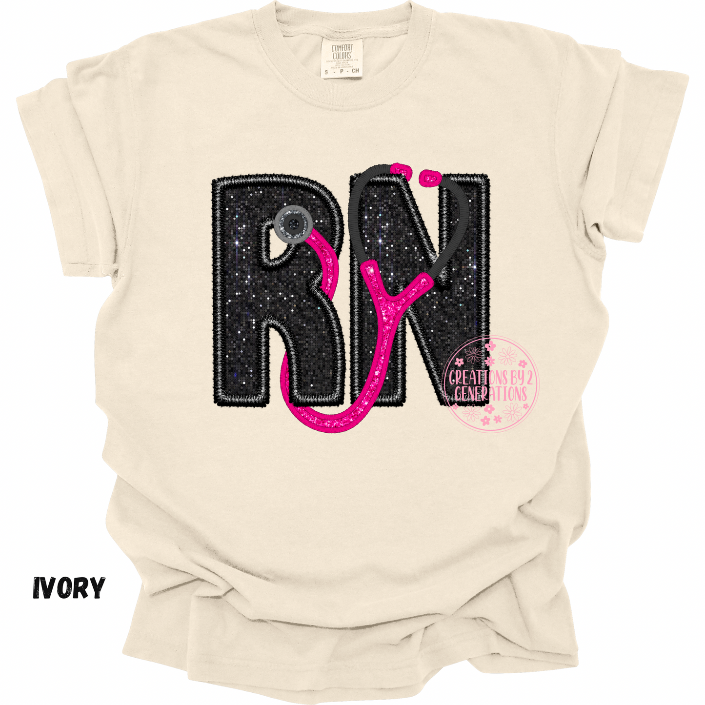 RN FAUX GLITTER EMBROIDERY PREORDER
