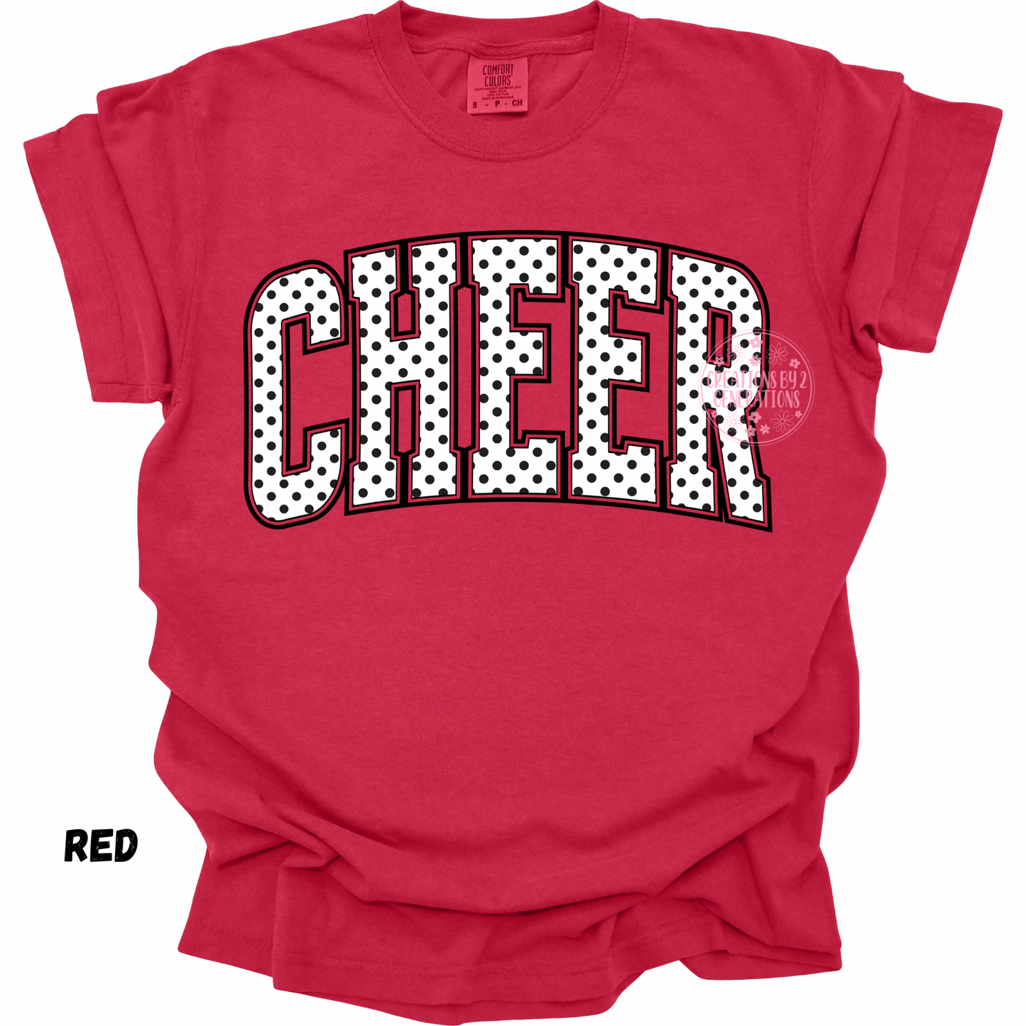 CHEER WHITE WITH BLACK DOTS PREORDER
