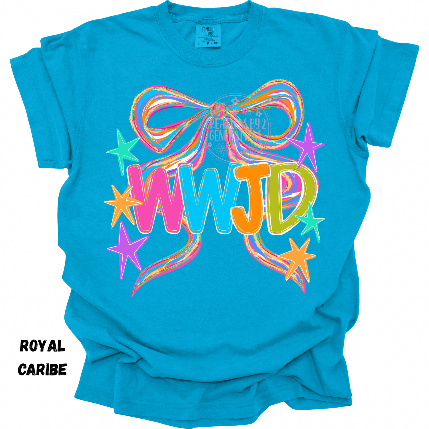 WWJD COLORFUL WITH BOW PREORDER