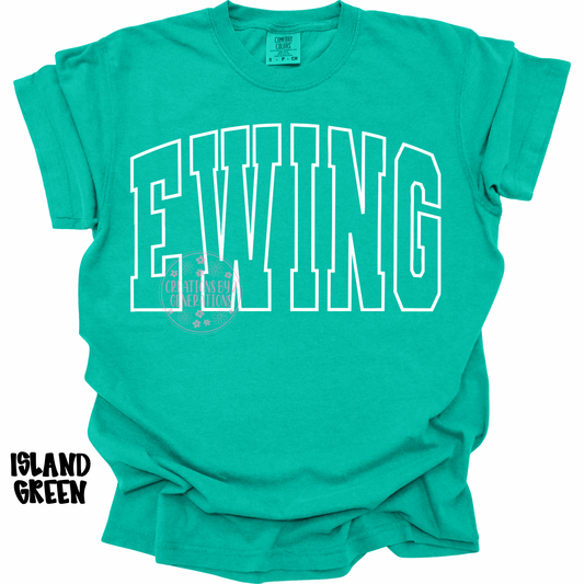 EWING WHITE OUTLINE ARCH PREORDER (YOUTH)