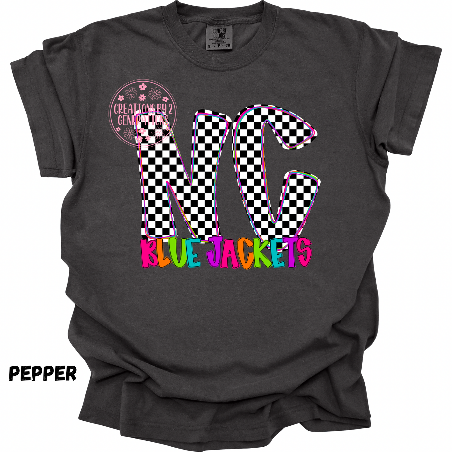 NC BLUE JACKETS COLORFUL & CHECKERED PREORDER