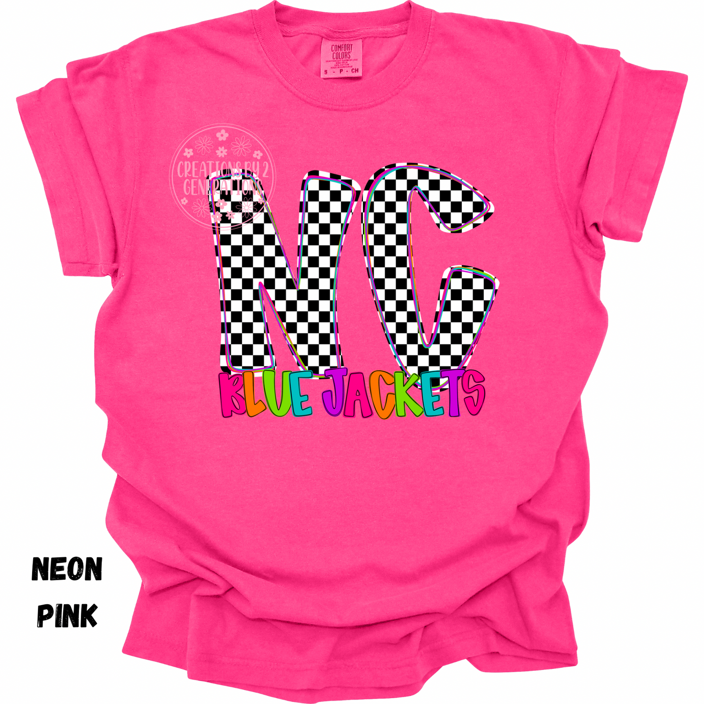 NC BLUE JACKETS COLORFUL & CHECKERED PREORDER