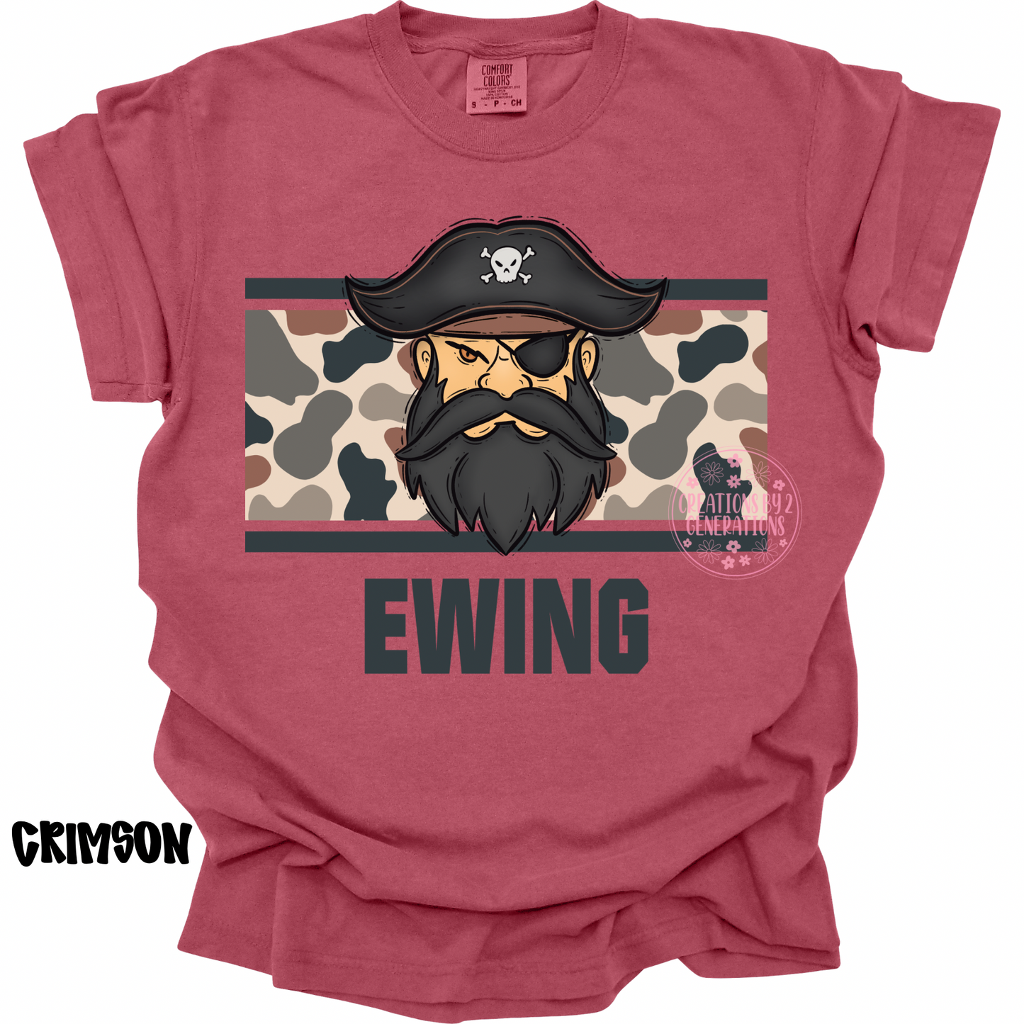 EWING CAMO PIRATE HEAD PREORDER