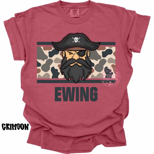 EWING CAMO PIRATE HEAD PREORDER (YOUTH)