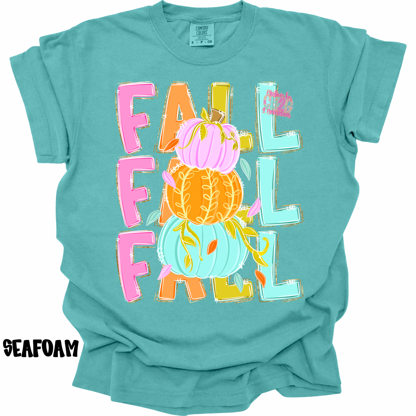 FALL MULTICOLORED WITH PUMPKIN STACK PREORDER