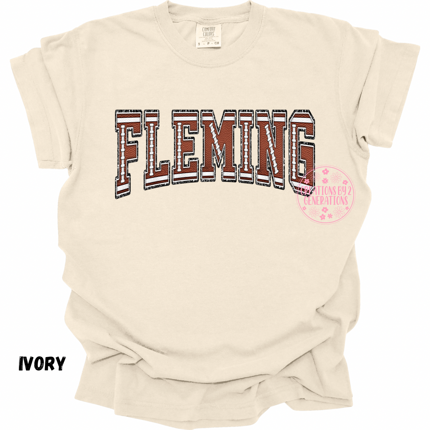 FLEMING FOOTBALL LETTERS PRINT