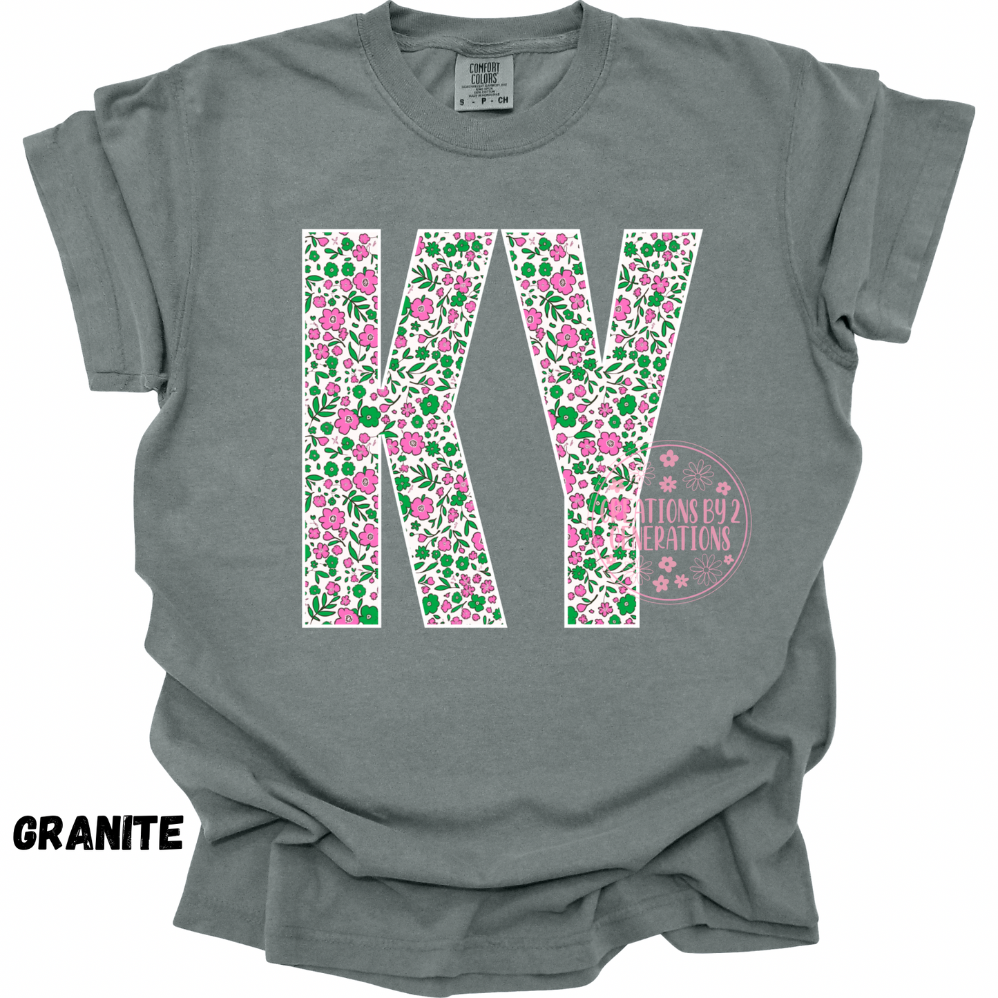 KY PINK GREEN FLORAL