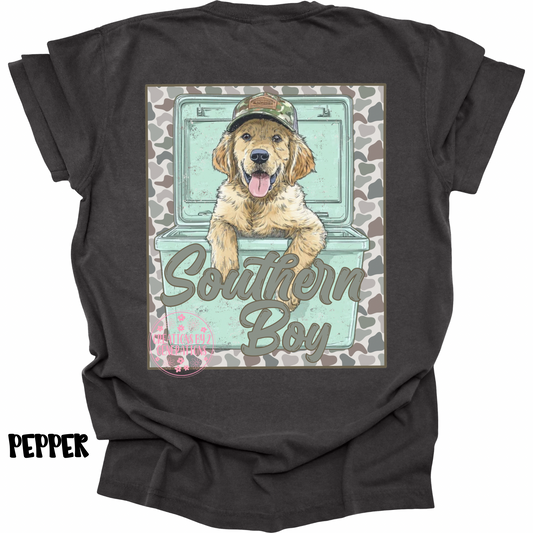 SOUTHERN BOY DOG IN COOLER WITH FRONT POCKET DESIGN PREORDER (YOUTH)