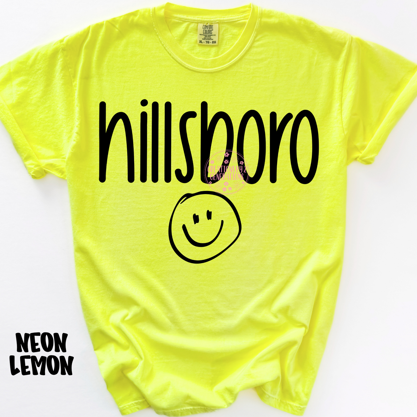 HILLSBORO WITH SMILEY FACE BLACK PREORDER