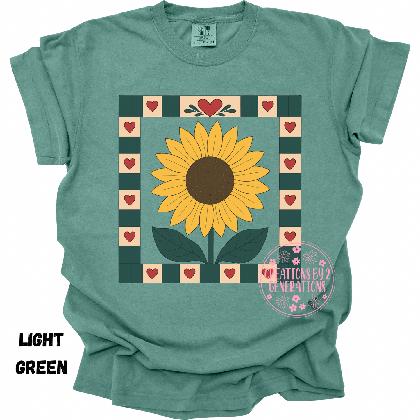 SUNFLOWER QUILT SQUARE