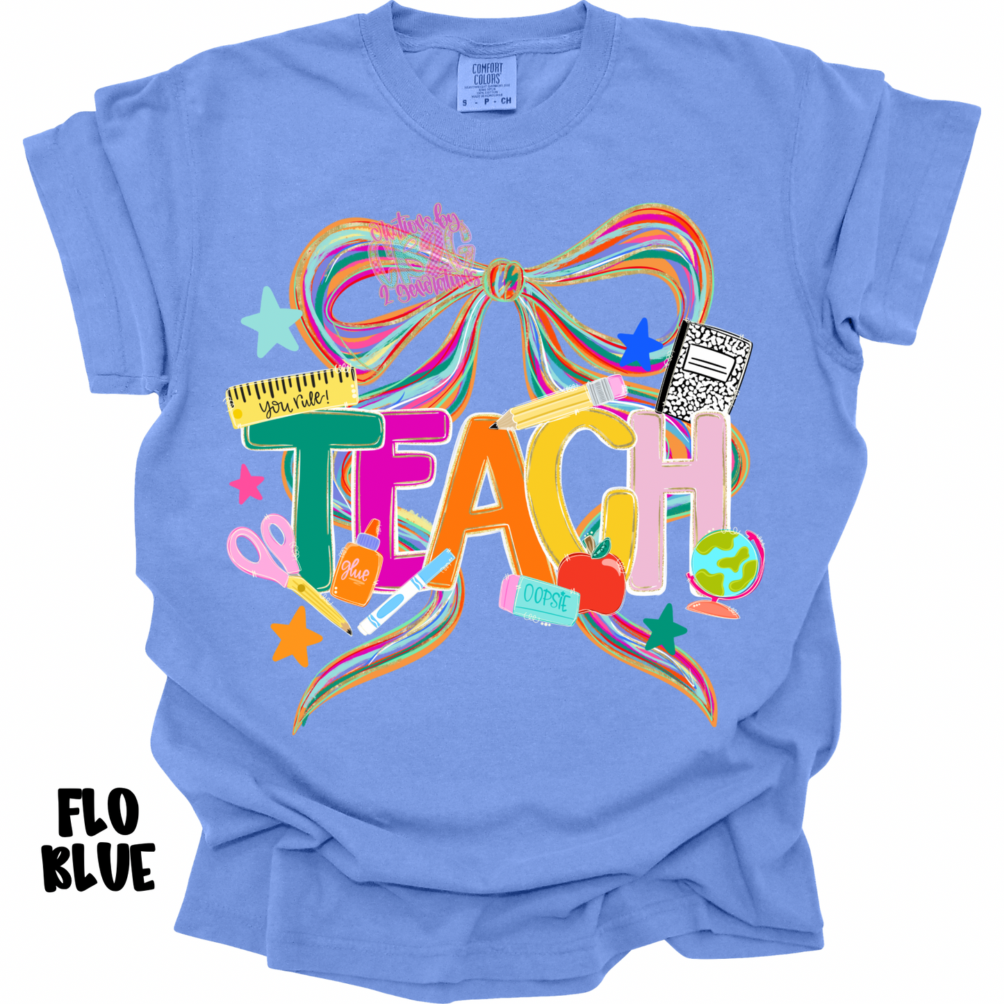 MULTICOLORED TEACH BOW