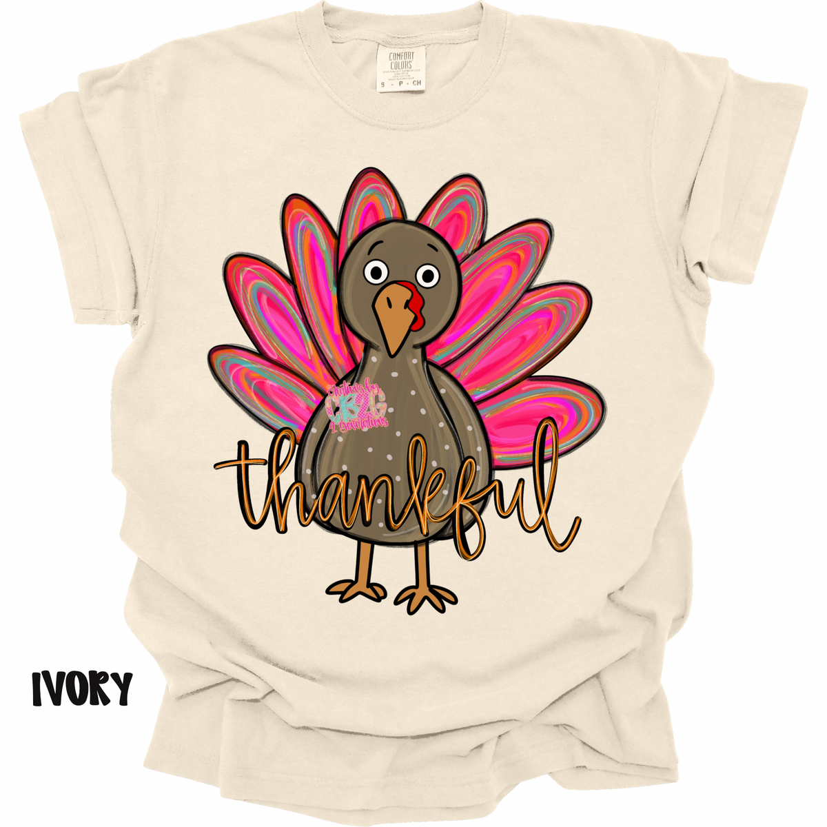 THANKFUL COLORFUL TURKEY PREORDER