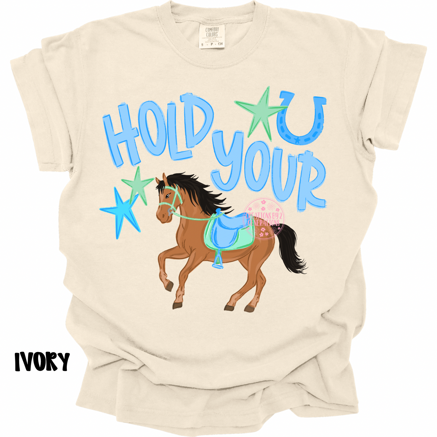 HOLD YOUR HORSES BLUE/GREEN PREORDER