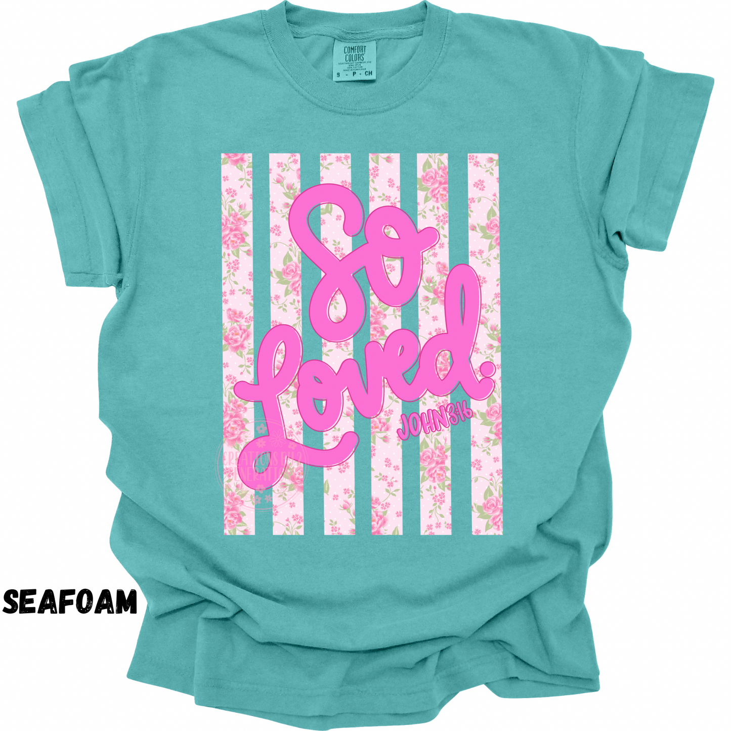 SO LOVED 3:16 PINK CURSIVE PREORDER