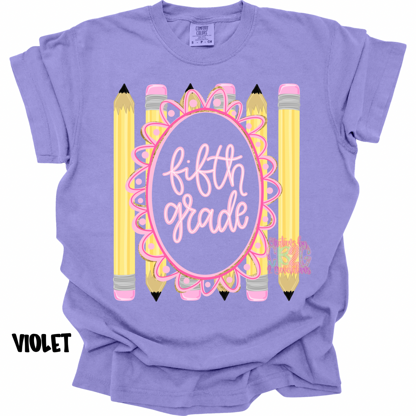 FIFTH GRADE WITH FRAME & PENCILS PREORDER (YOUTH)