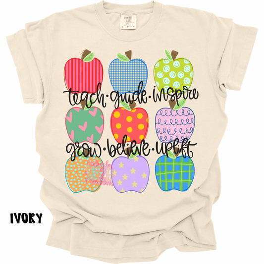TEACH GUIDE INSPIRE GROW BELIEVE UPLIFT PREORDER