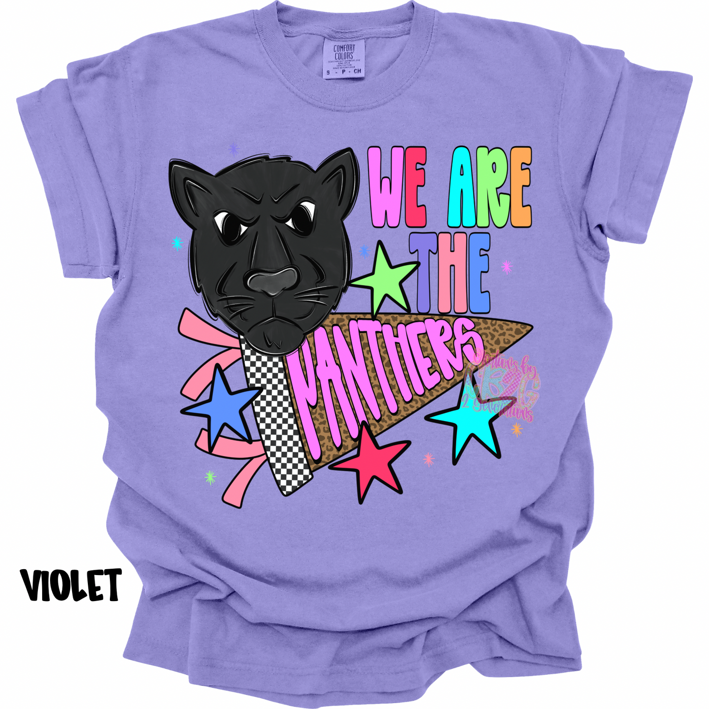 WE ARE THE PANTHERS COLORFUL WITH BANNER PREORDER