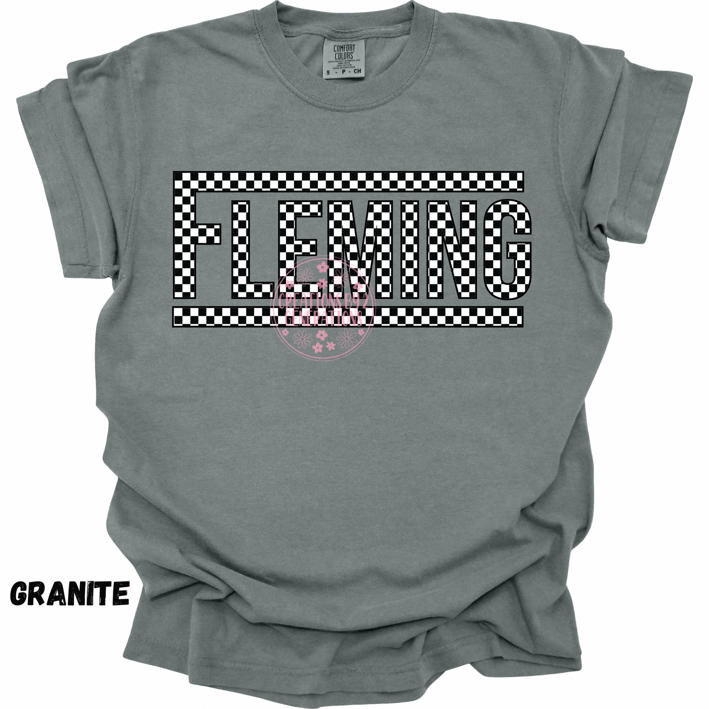 FLEMING BLACK/WHITE CHECKERED