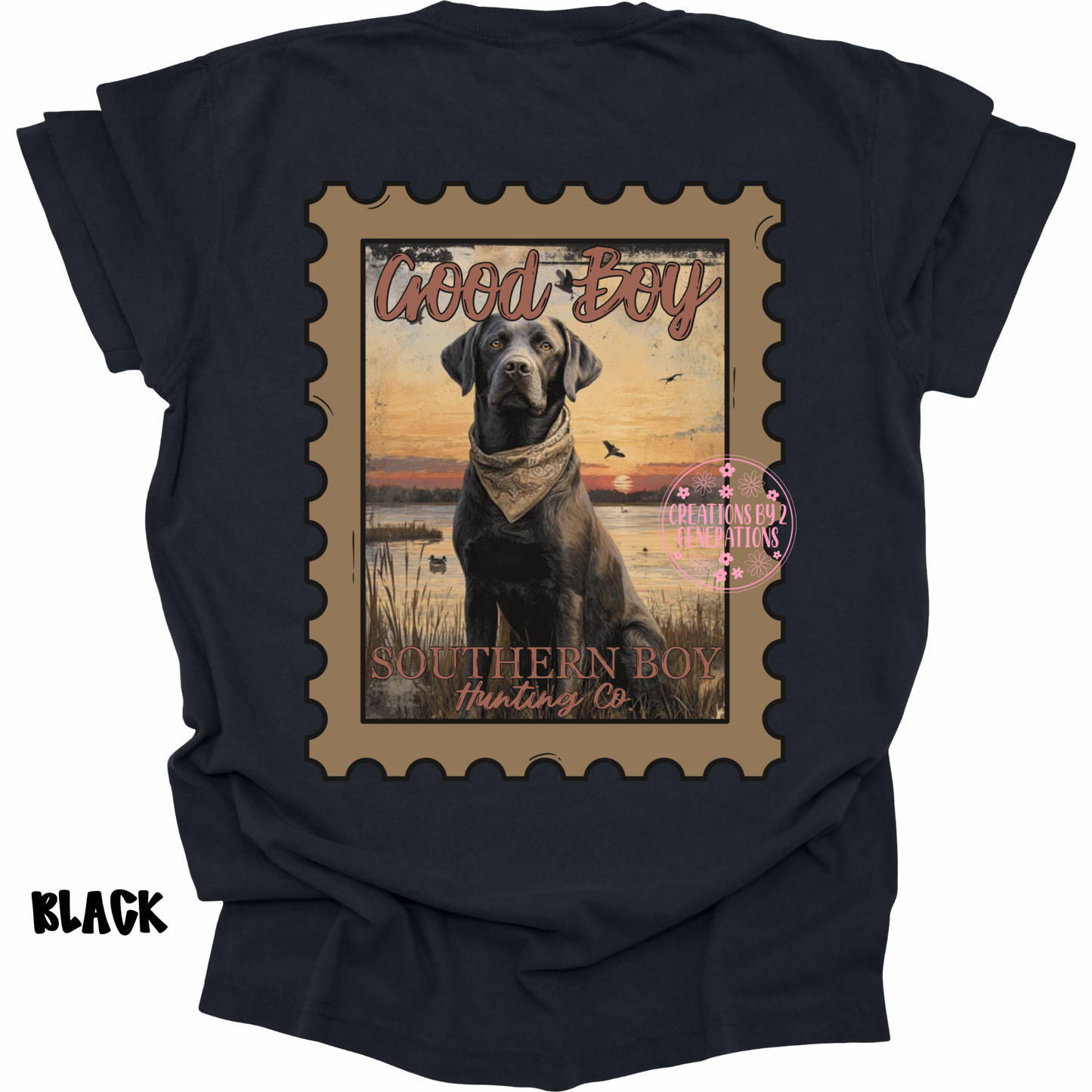 SOUTHERN BOY HUNTING CO GOOD BOY DOG 2 WITH FRONT POCKET DESIGN PREORDER (YOUTH)