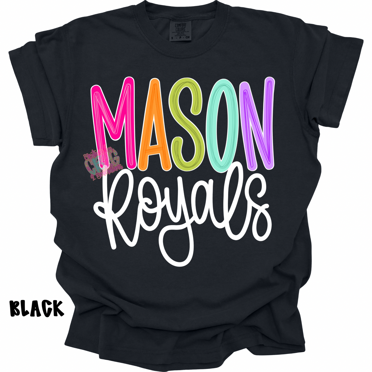 MASON ROYALS COLOR POP WITH WHITE CURSIVE PREORDER