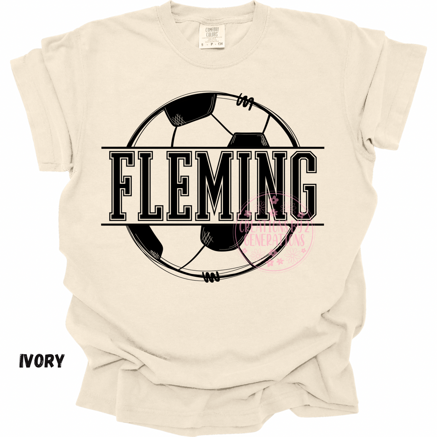 FLEMING SOCCER BLACK OUTLINE PREORDER