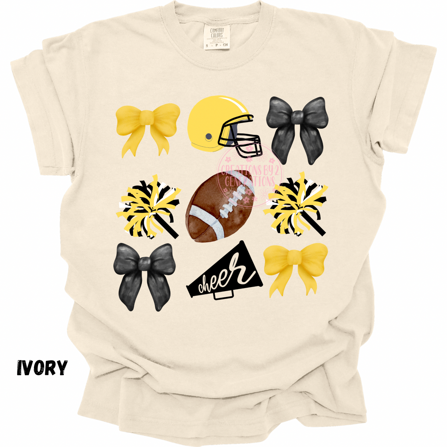 BLACK & GOLD CHEER FOOTBALL PREORDER
