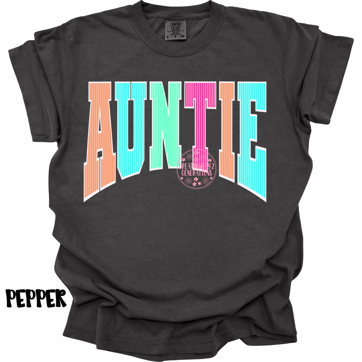 AUNTIE MULTICOLORED VARSITY PREORDER