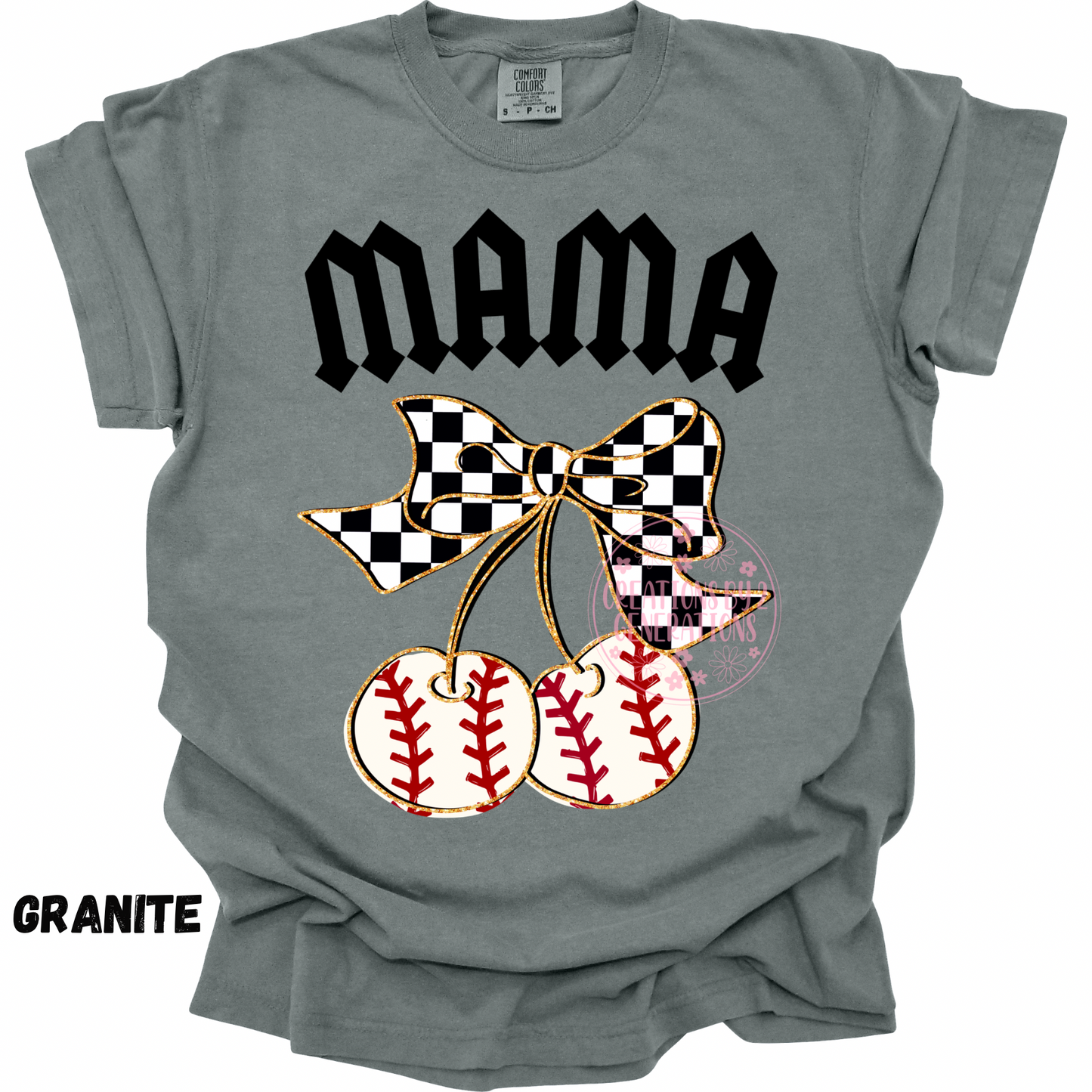 MAMA BASEBALL CHERRIES PREORDER
