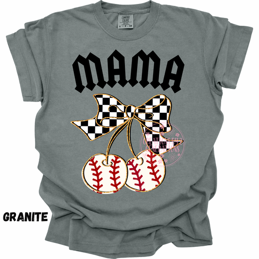 MAMA BASEBALL CHERRIES PREORDER