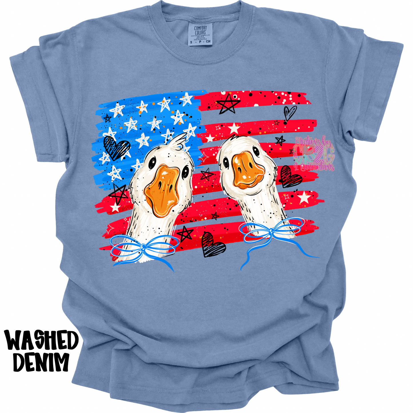2 GEESE WITH FLAG PREORDER (YOUTH)