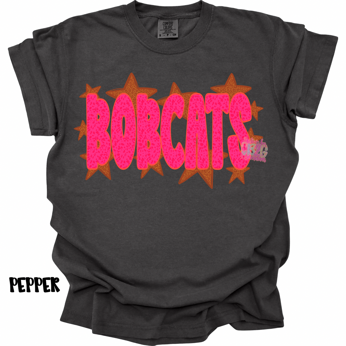 BOBCATS PINK WITH LEOPARD STARS PREORDERS
