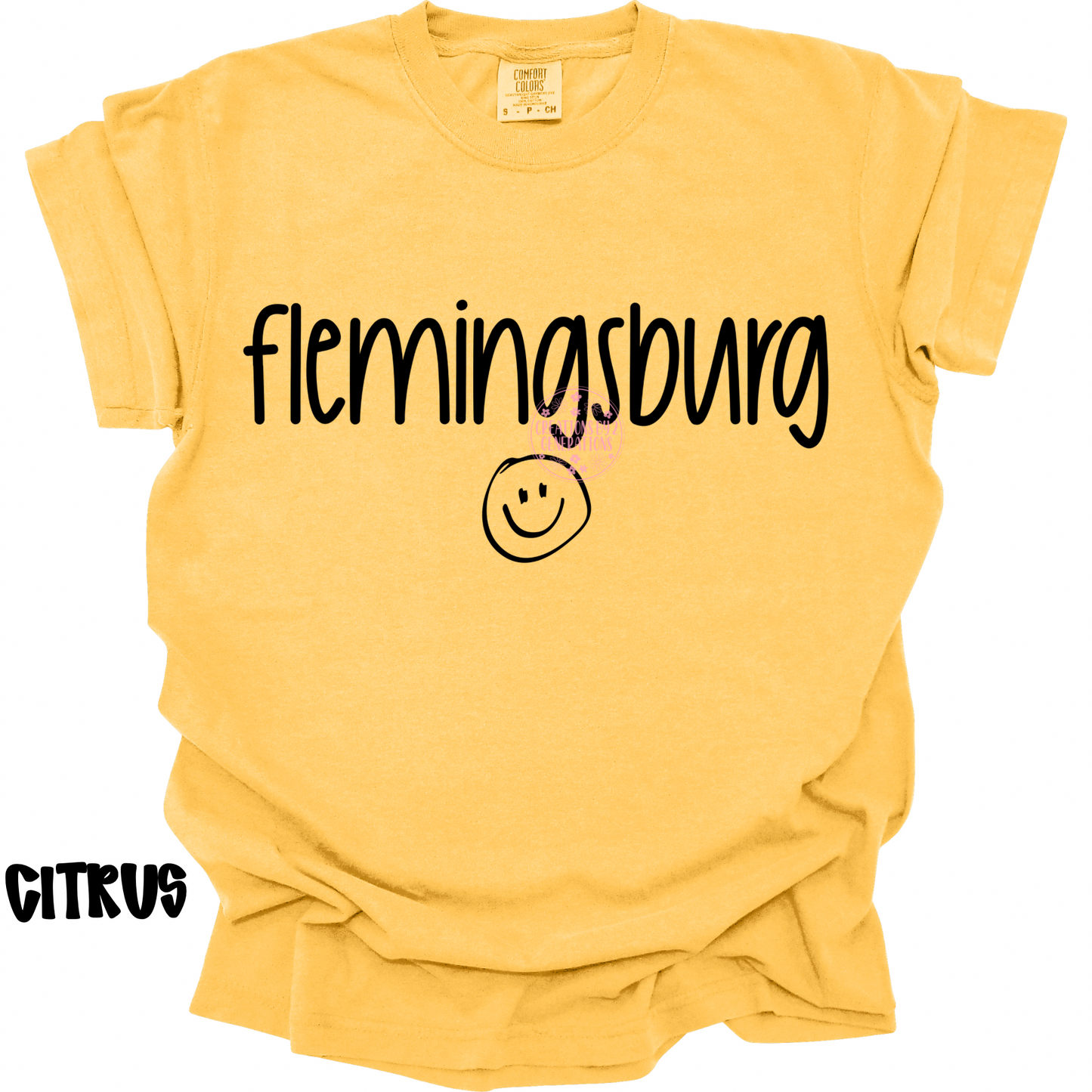 FLEMINGSBURG WITH SMILEY FACE BLACK PREORDER